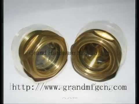 Oil level sight glass