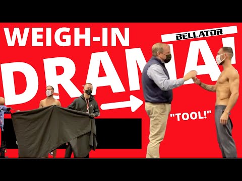 WEIGH IN DRAMA!  Athlete FIGHTS Commissioner at BELLATOR 250 Weigh Ins!  WTF Moment!!!