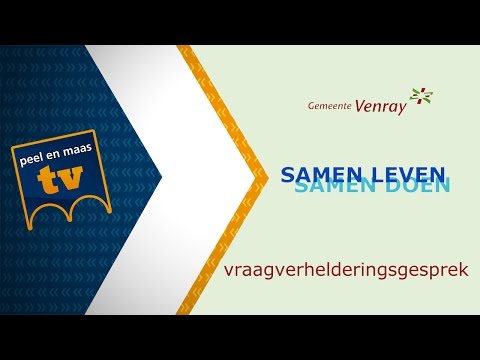 Samen leven, samen doen 28 september 2015 - Peel en Maas TV Venray