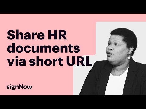 How To Sign HR Documents Faster with Signing Links