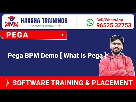 #Pega Training | Pega BPM Demo [ What is Pega ] For...