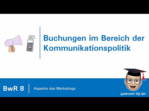 BwR 8 | Buchungen im Bereich der Kommunikationspolitik