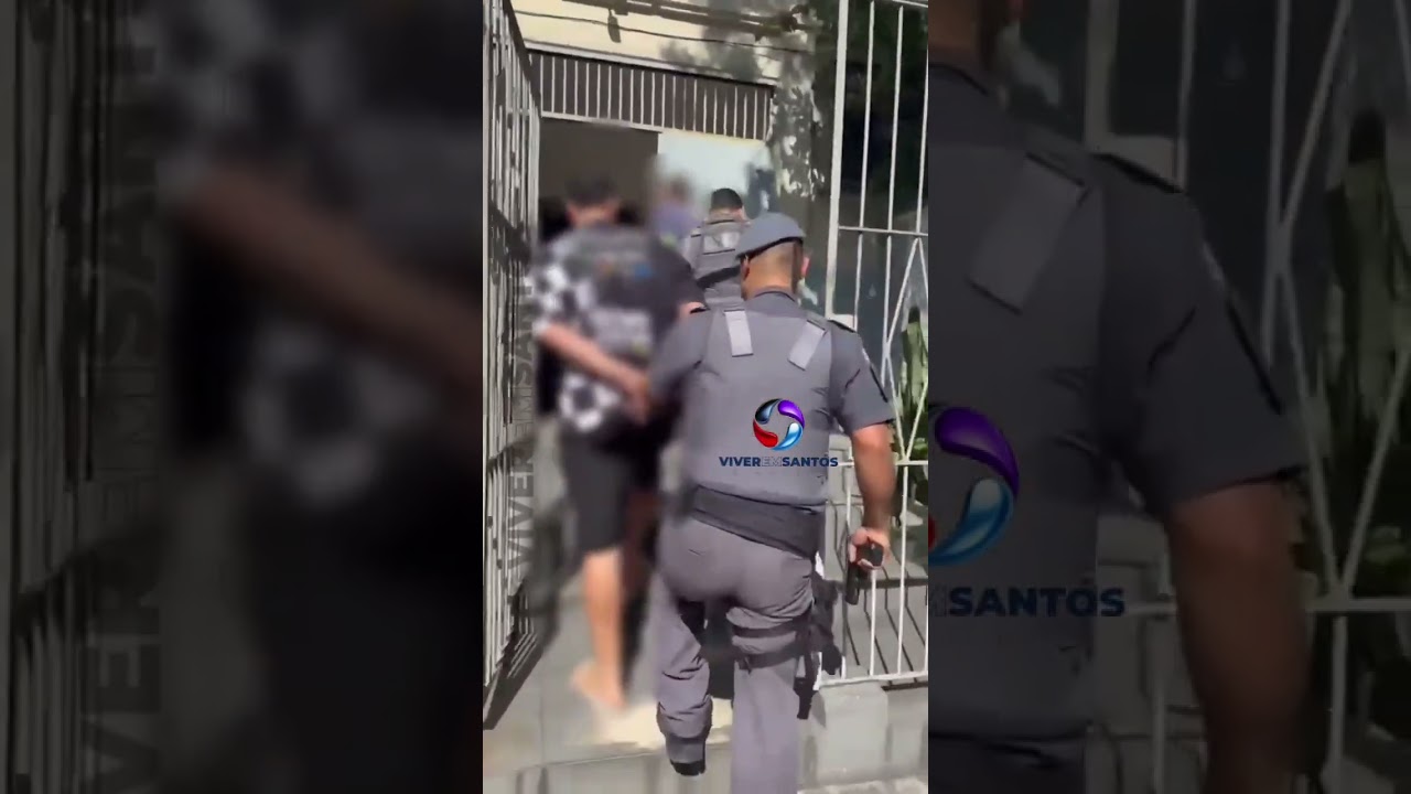 Homens são presos em flagrante enquanto tentavam desativar rastreador de carro furtado em Santos.