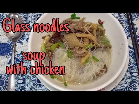 How to make glass noodles soup with chicken@mingskitchen6887