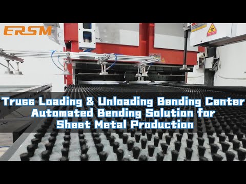 Watch This Robot Bend Metal All By Itself!Fully Automated Truss Loading Bending Center