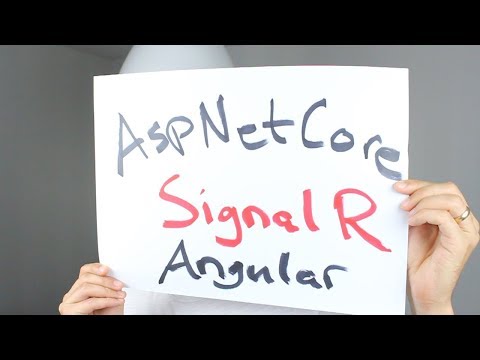 Consuming SignalR for AspNet Core from Angular