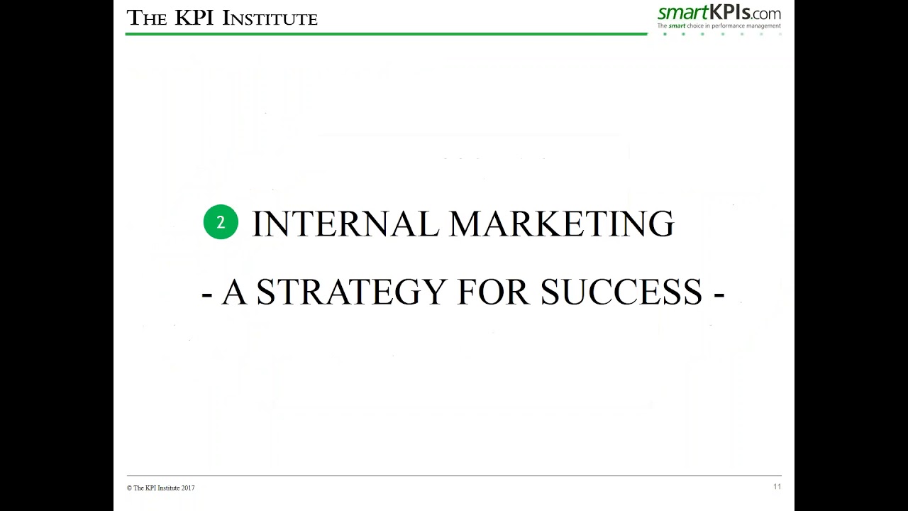 Increasing performance through Internal Marketing