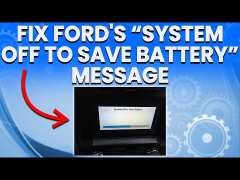 Ford 'System Off To Save Battery' Message: Causes And What To Do