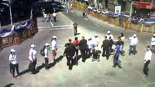 preview picture of video 'Incidente en traslado de restos Gral.Artigas Un detenido en Plaza Independencia Montevideo Uruguay'