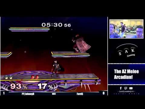 AZMA2 WR1 - PF|JohnnyD (Marth) vs Ford$ (Ganondorf)