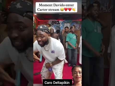 When Davido Pulled Up on Carter Efe’s Live — Pure Excitement Everywhere ????????