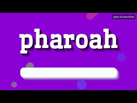 PHAROAH - HOW TO PRONOUNCE IT!?