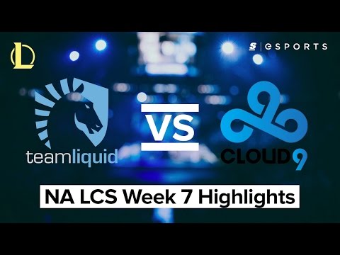 HIGHLIGHTS: Team Liquid vs. Cloud9 (2017 NA LCS Spring)