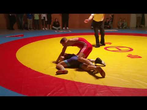 26.10.2019 RWG vs. KSV Neu-Isenburg - 75kg Gr-Röm: Jan Fischer vs Semion Brekkeli