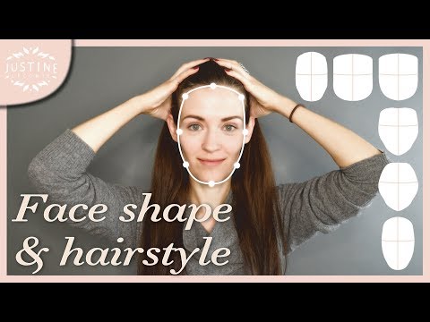 Good hairstyles for your face shape & how to determine...