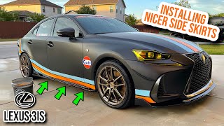How To Install Lexus 3IS Sideskirts, 2014-2020