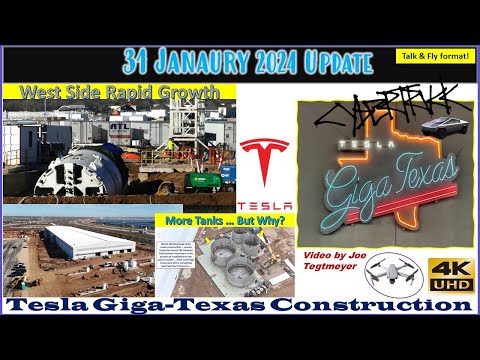 New S Steel! Superchargers Moving & Crash Test Excavation! 31 Jan 2024 Giga Texas Update (07:55AM)