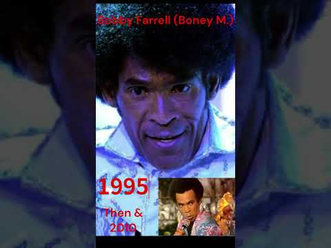 Bobby Farrell (Boney M.) then and 2010 #boneym   #disco   #music   #smusic   #rasputin  #abba