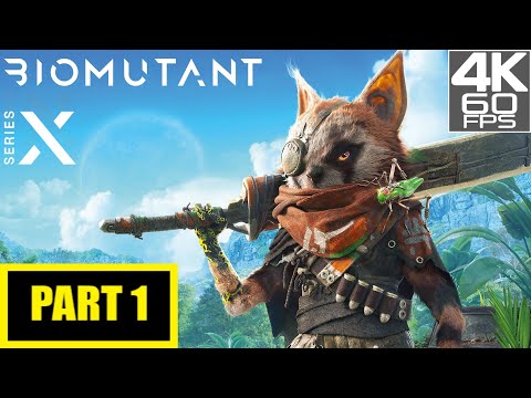 Biomutant - Gameplay Walkthrough Part 1 (4K 60FPS Xbox Series X)