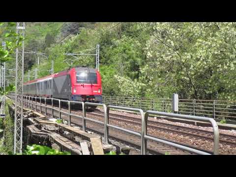 REG 1817 (OBB) da Udine a Trieste C.le delle 12:53 in passaggio a Grignano/Miramare.