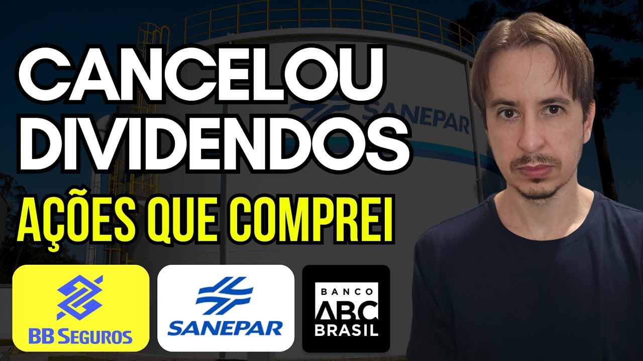 Quanto Dividendo vou Receber e o JCP CANCELADO como fica? Carteira de Ações ep.28