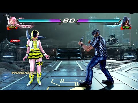 L7 22_1 Alisa Bosconovish Ryona VS Jin Kazama - Tekken 7 ( Uchiha x24 ) Gameplay PC RX 570 8G