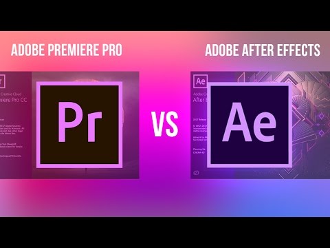 Adobe Premiere Pro VS After Effects CC: What's the difference & How to Work Dynamically between them