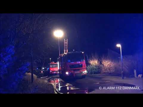 11.01.18 Voldsom brand i villa, Hillerød