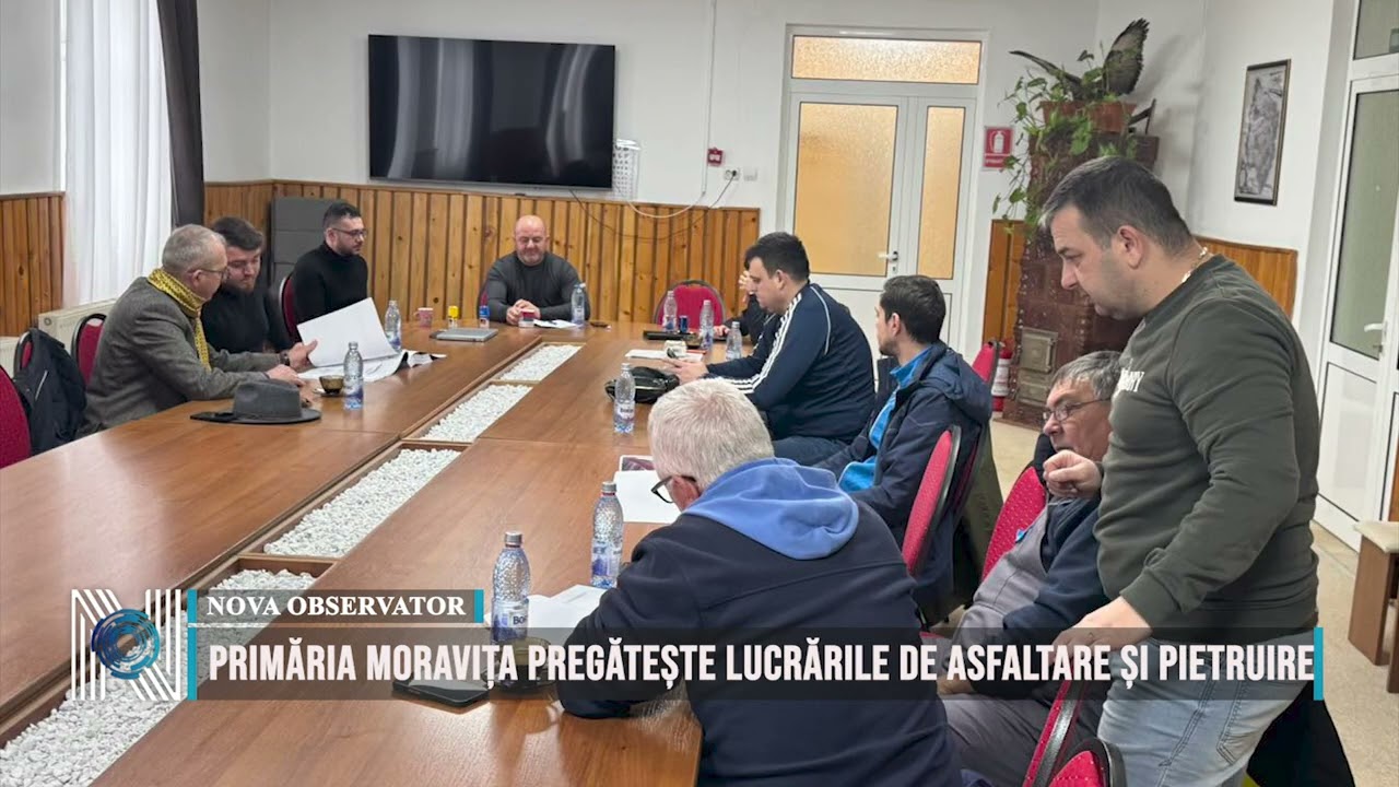 Primăria Moravița pregătește lucrările de asfaltare și pietruire
