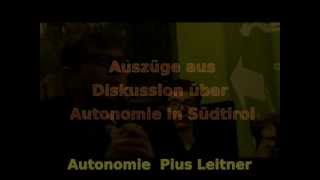 preview picture of video 'Diskussionsabend über Zukunft der Autonomie in Südtirol'