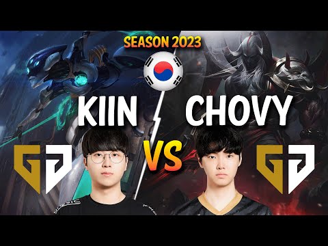 GEN Kiin vs GEN Chovy - Kiin CAMILLE vs Chovy AATROX Top - Patch 13.24 KR Ranked