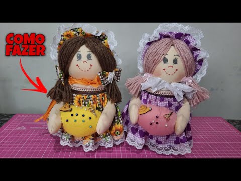 Como Fazer BONECA PORTA TRECO *Nena Arts*