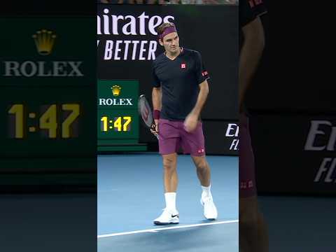 Federer MAGIC v Djokovic! 😱
