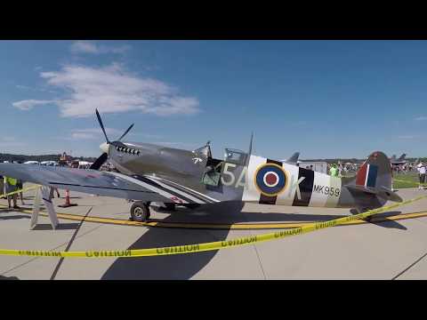Warbird Walkaround #8-Supermarine Spitfire Mk. IX-2019 Spirit Of St. Louis Airshow