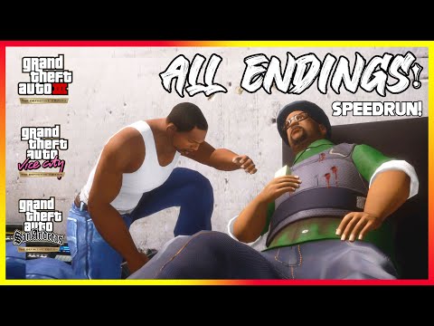 All GTA FINAL missions in Definitive Edition (SPEEDRUN!)