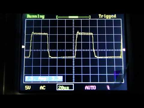 La Tartaruga Elettronica - Segnale generato dalla scheda PaP PWMv2-video2