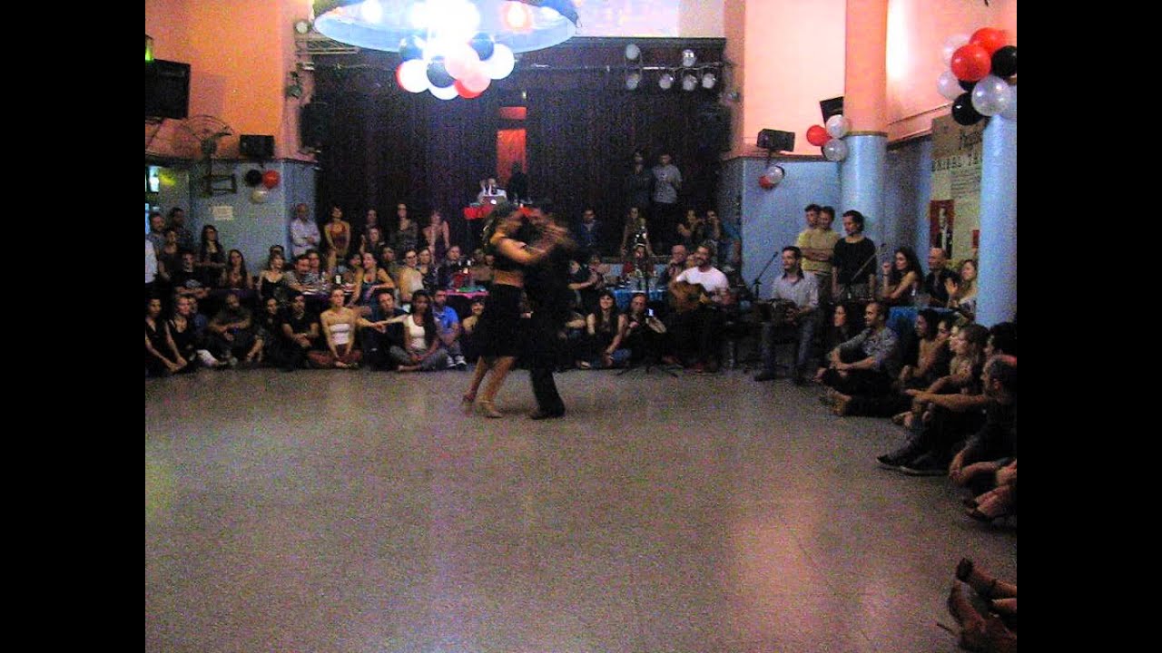 BRUNO TOMBARI y ROCÍO LEQUIO con NICO PERRONE y JOSE TEIXIDO en Viva La Pepa Milonga