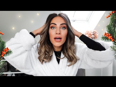 LUXURY BEAUTY ROUTINE & UNBOXING | CHRISTMAS WITH THE MILLEN-GORDONS DAY 7