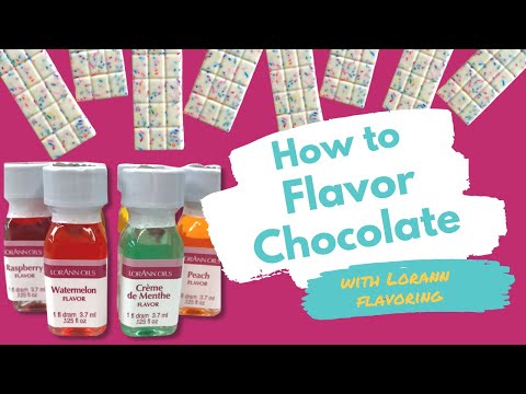 How to flavor chocolate with Lorann Flavoring