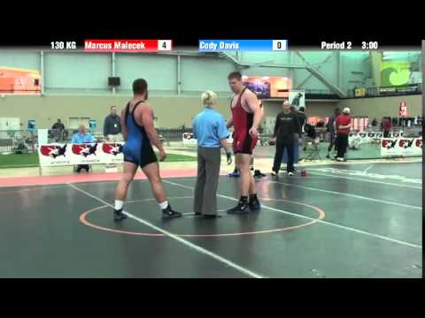 Greco 130 KG Marcus Malecek vs. Cody Davis