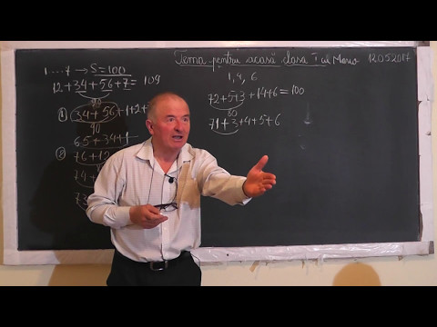 Lectia 1500 - Adunari cu trecerea peste ordin Problema de numarare - Clasa 1