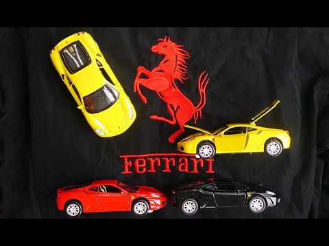 Металлическая машинка 1:32 «Ferrari 430» 14,5 см. 887D свет и звук, инерционная / Микс