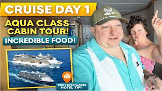 🌊 CRUISE DAY 1 on Celebrity Reflection | Aqua Class Cabin Tour + Port Everglades Tips! 🚢