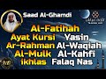 Al Fatihah Ayat Kursi Surah Yasin Ar Rahman Al Waqiah Al Mulk Kahfi Ikhlas Falaq Nas Saad Al Ghamdi