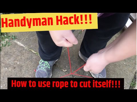 How to: Cut rope without a knife etc.