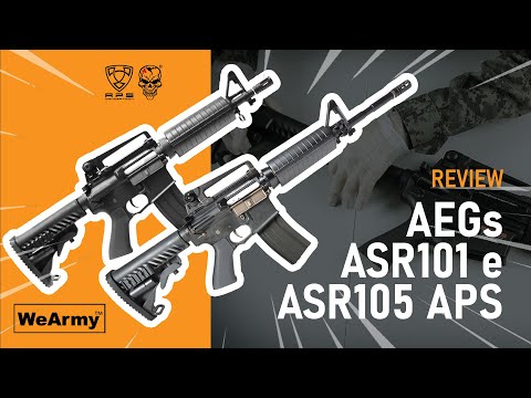 Review dos Rifles M4 APS - Modelos ASR 101 e 105 - Série WeArmy Reviews
