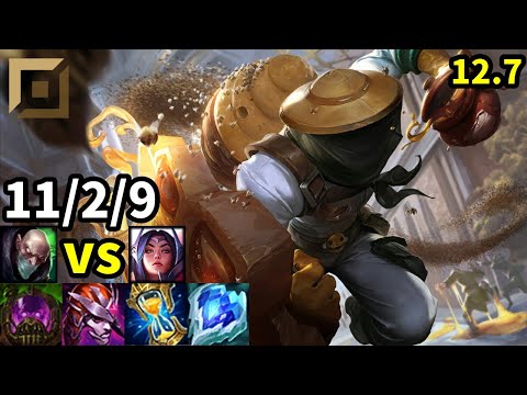 Singed Top vs Irelia - EUW Master | Patch 12.7