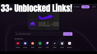 THE NEW BULL-33 PR0XY RELEASE!!! (School Chromebook: UnbIocked Games and Browser!)