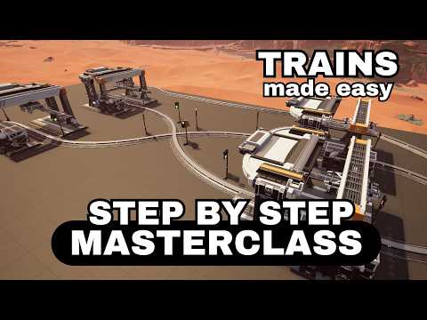 How to set up trains and signals! | Satisfactory 1.0 Masterclass