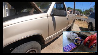88-98 Chevy K3500 454 spark plugs wires fan clutch and oil change